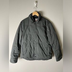 Men grey fitted puffer jacket